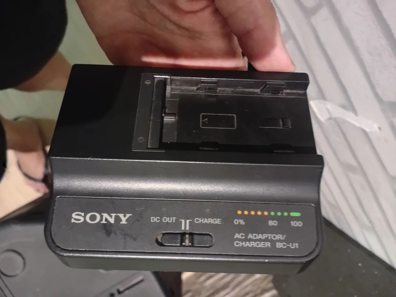 Carregador Bateria sony Bp-u60 filmadora Bp-u30 Bp-u90