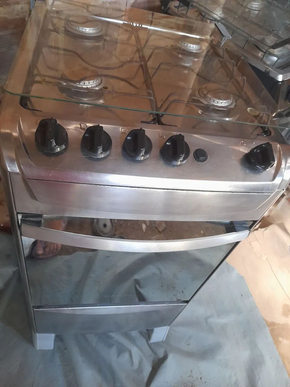Fogão funcionando perfeitamente 300 com a entrega  - Foto 2