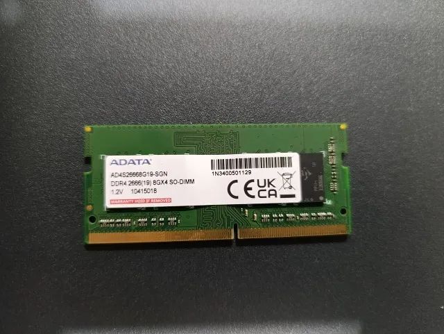 Memoria 8gb Ddr4 2666mhz 1.2v Adata - Ad4s26668g19-sgn - Memória