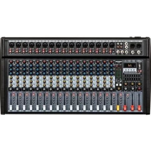  Mesa de som áudio do mixer de console Pro TYT-016 Fx Bt Usb Eq +48