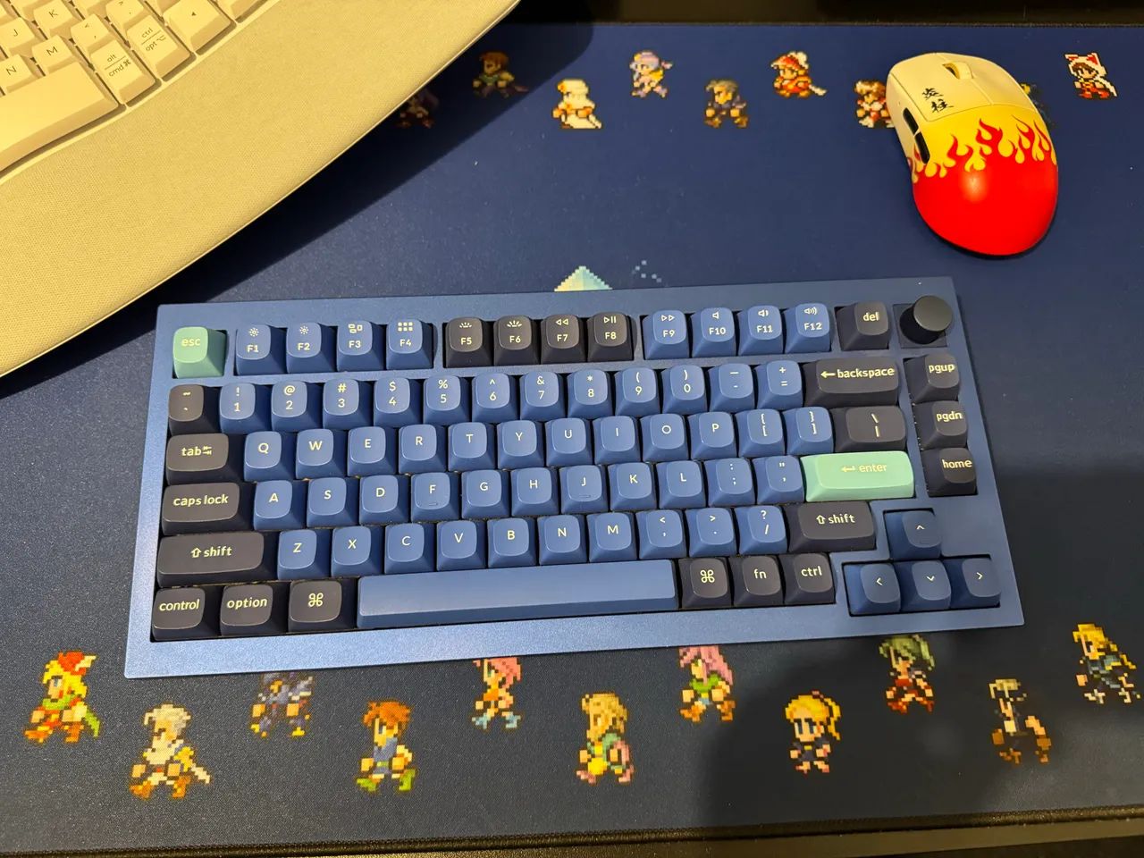 Teclado mecânico personalizado Keychron Q1 QMK (layout ANSI dos EUA)