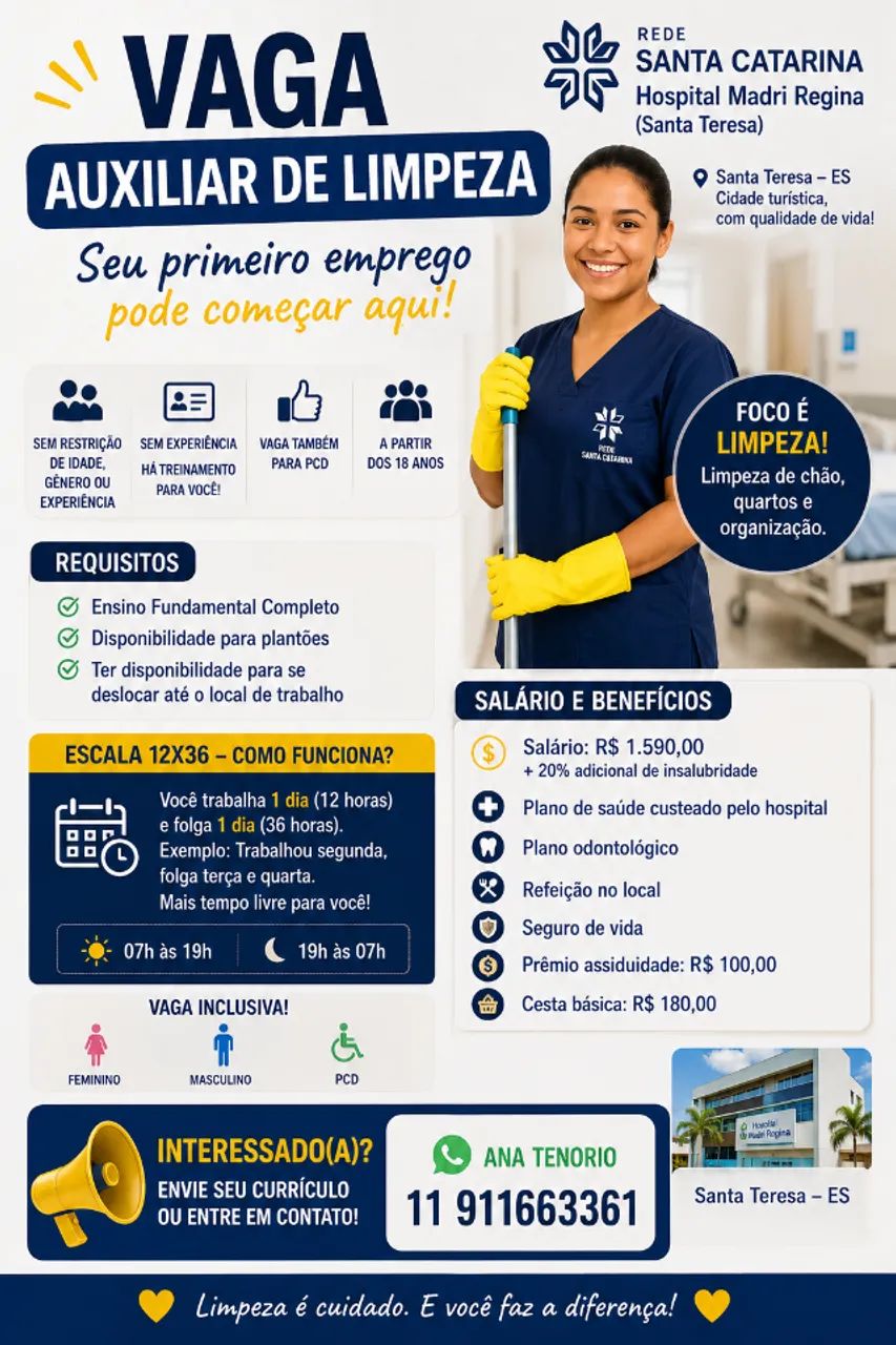 Auxiliar de Limpeza