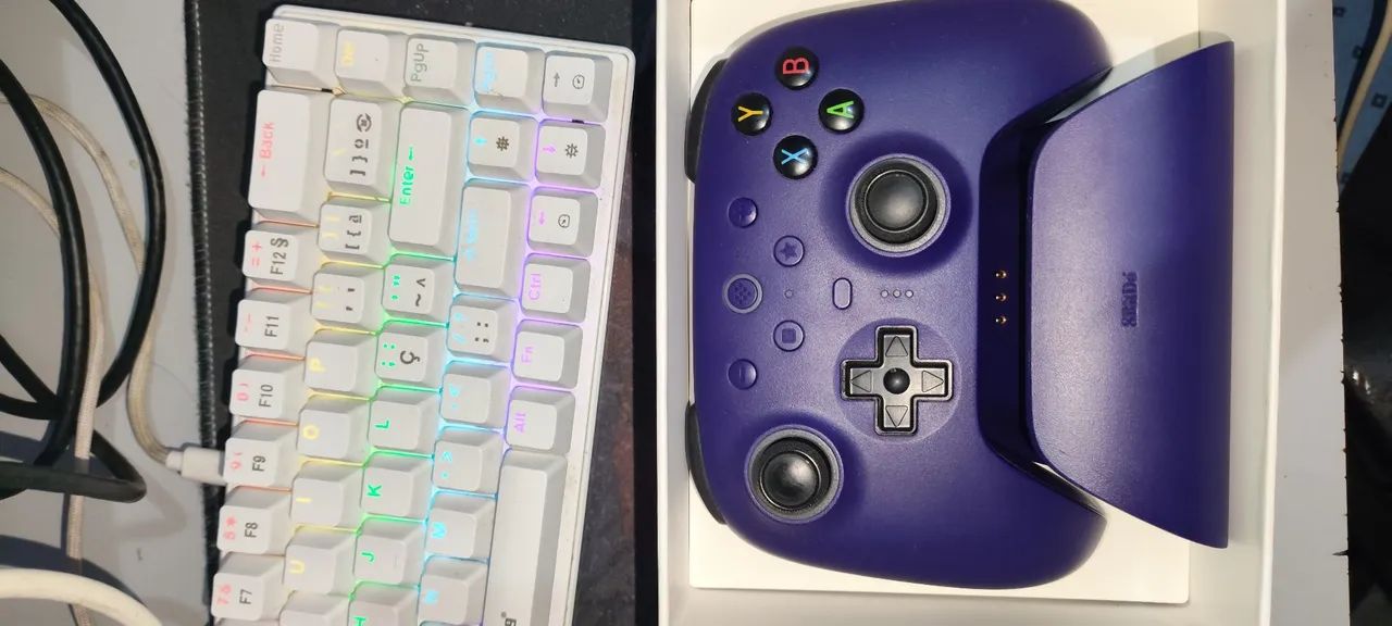 Controle 8BITDO ULTIMATE 2 ROXO  - Foto 2