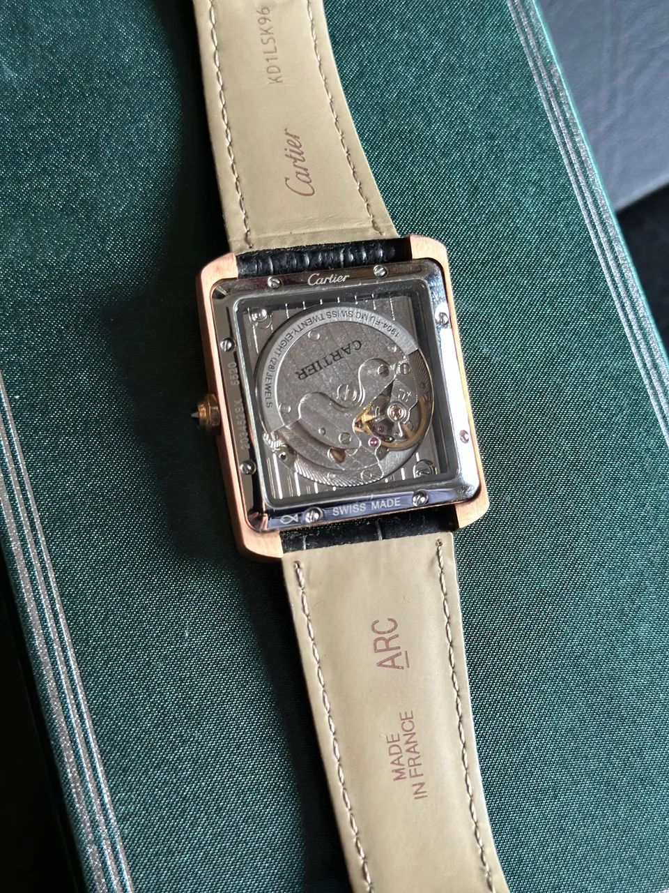 Relógio inspiração Cartier Tank MC Large - Foto 2