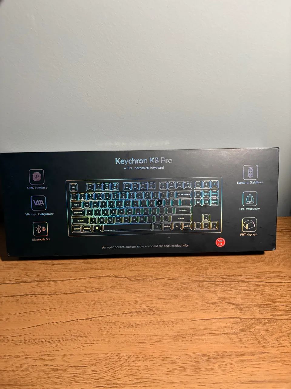 Teclado mecânico Keychron K8 Pro(Red) - Foto 5