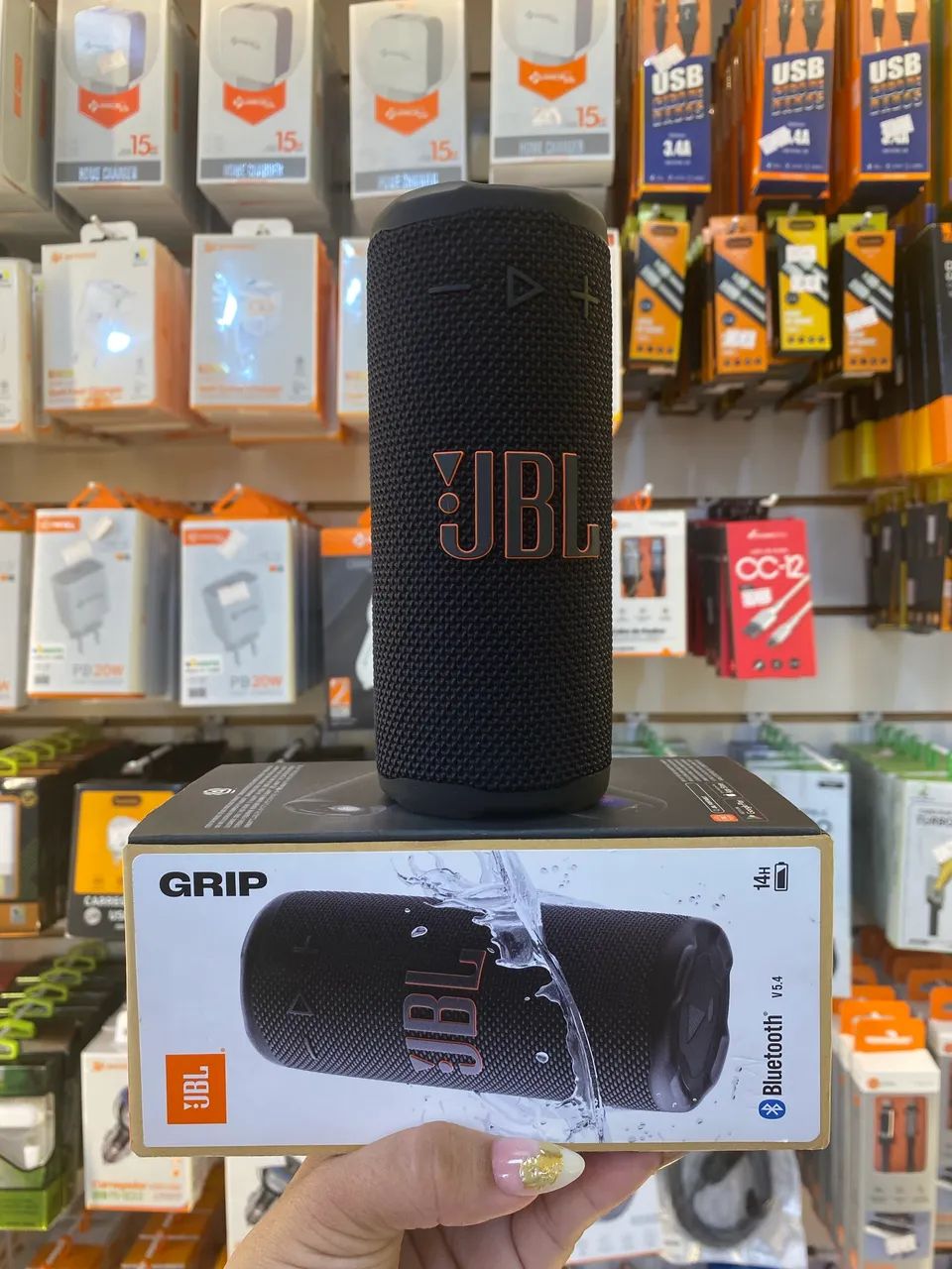 CAIXA DE SOM JBL PORTÁTIL GRIP - Foto 4