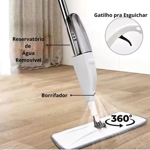Mop de Limpeza com Spray Integrado - Foto 4