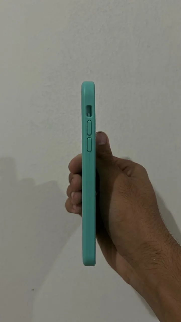 CAPINHA IPHONE 11 NORMAL VERDE ÁGUA  - Foto 3