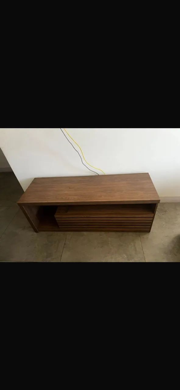 Rack para tv até 60 polegadas - ripado moderno 