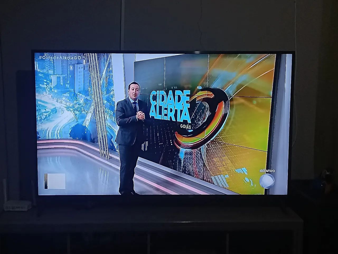 Tv smart LG WebOS 75 polegadas usada 