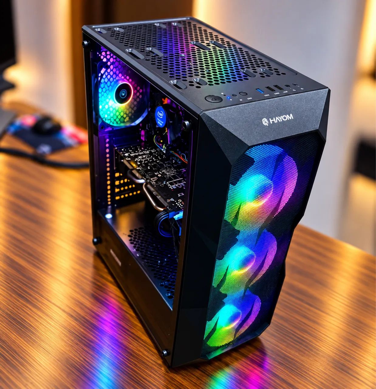 Pc Gamer intel Core i5, 16GB de ram e placa de video 8GB com garantia! - Foto 2
