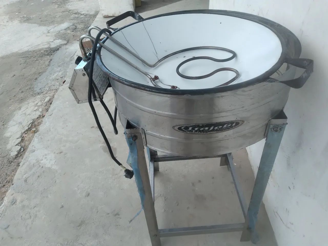 Fritadeira elétrica para pastéis e batata frita