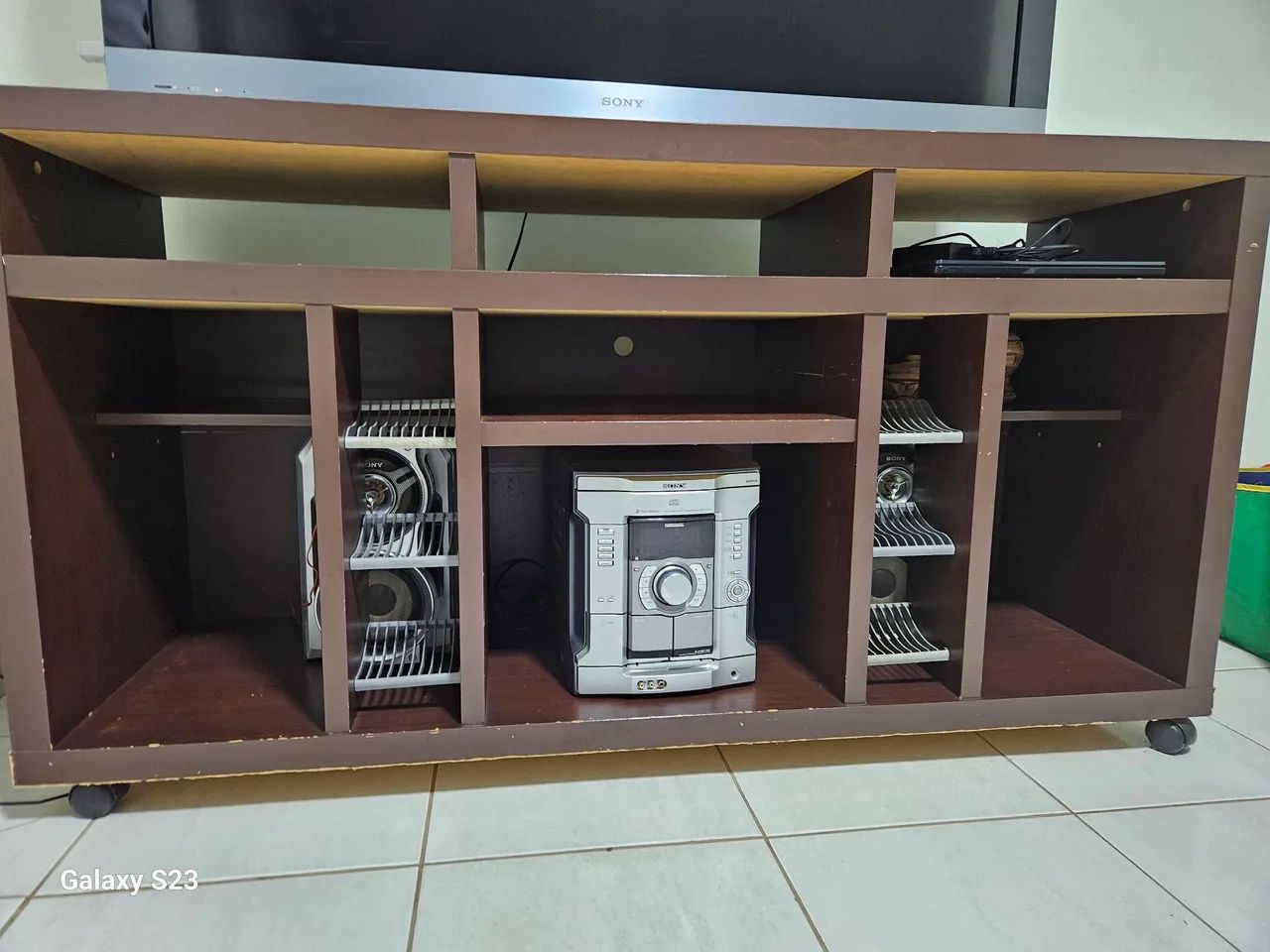 Rack para TV Usado - Marrom - Bom Estado - Foto 2