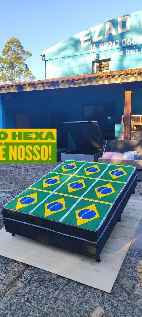 CAMAS DE CASAL BOX E BAU ? promoção da copa  - Foto 3