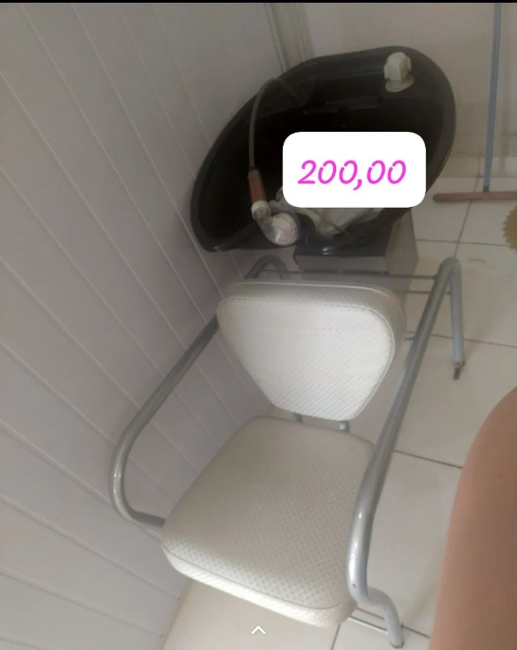 Lavatório salão de beleza 