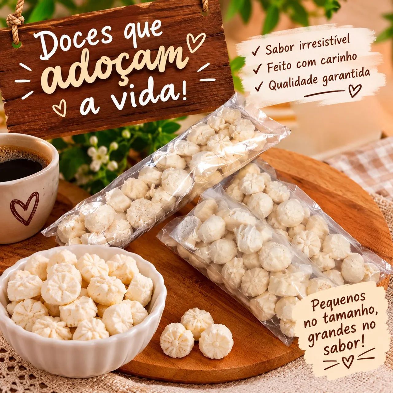 Venda de beijos de moça 