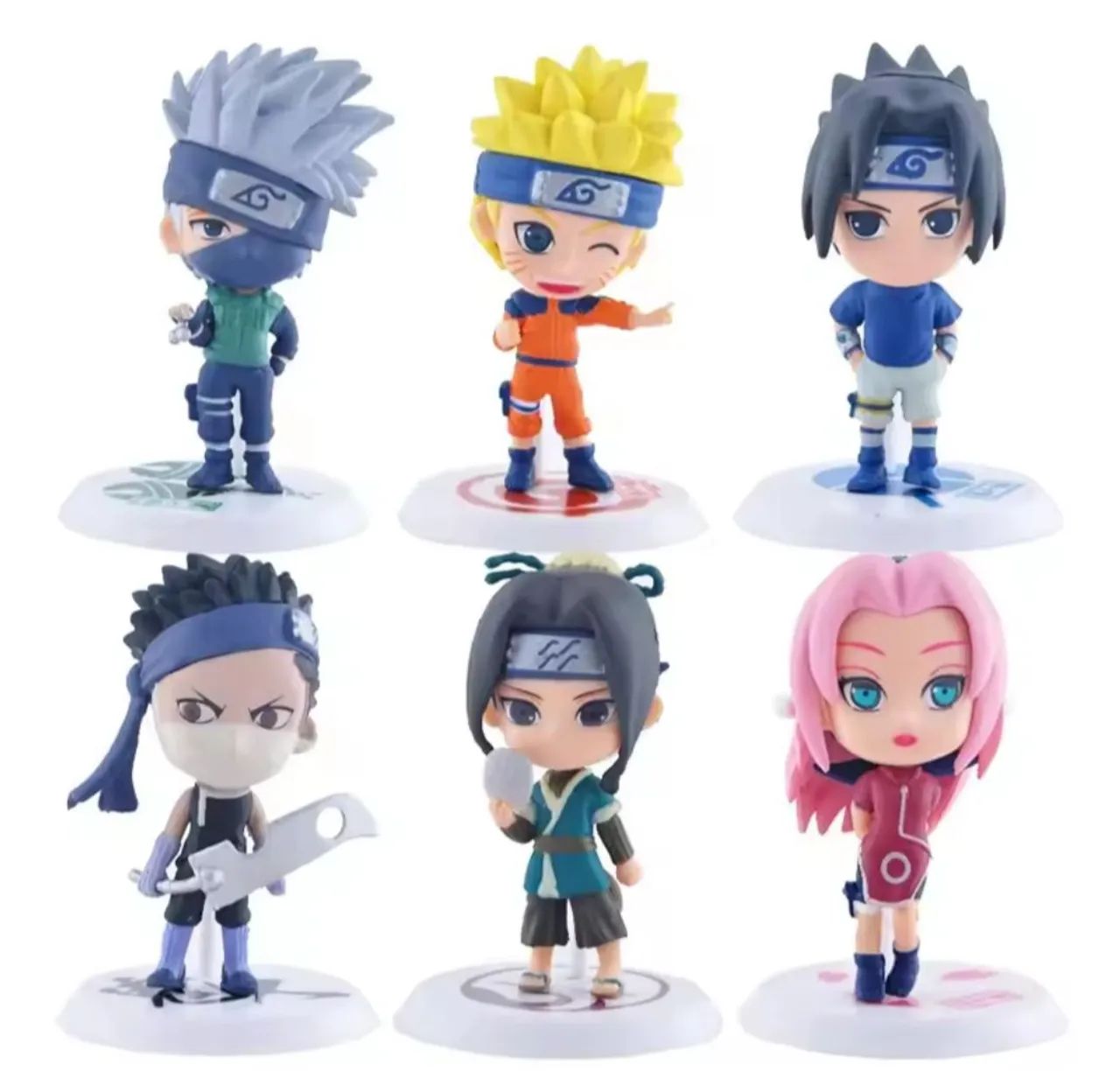 Figure action com base miniaturas, Naruto, demon Slayer, unidade - Foto 4
