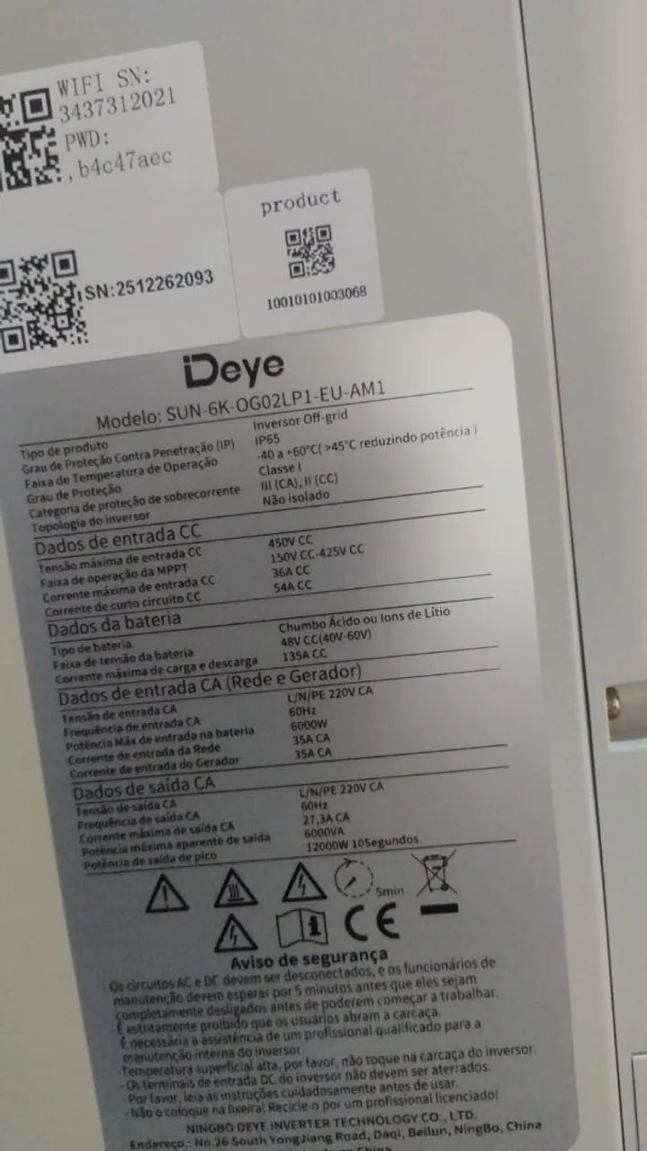 Inversor solar deye off grid - Foto 2