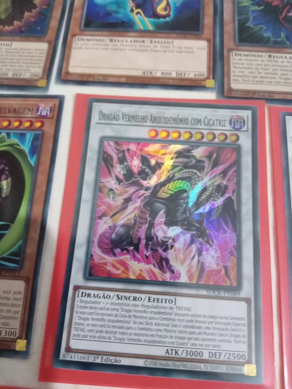 Yugioh Deck Rei Carmesim  - Foto 3
