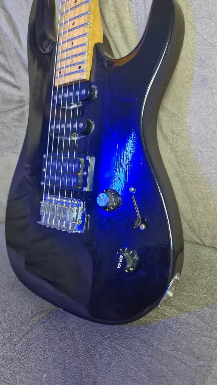 Guitarra ária pro 2 magna series ma 09b 1994 SSH  relíquia muito bem cuidada, Corda 09  - Foto 3
