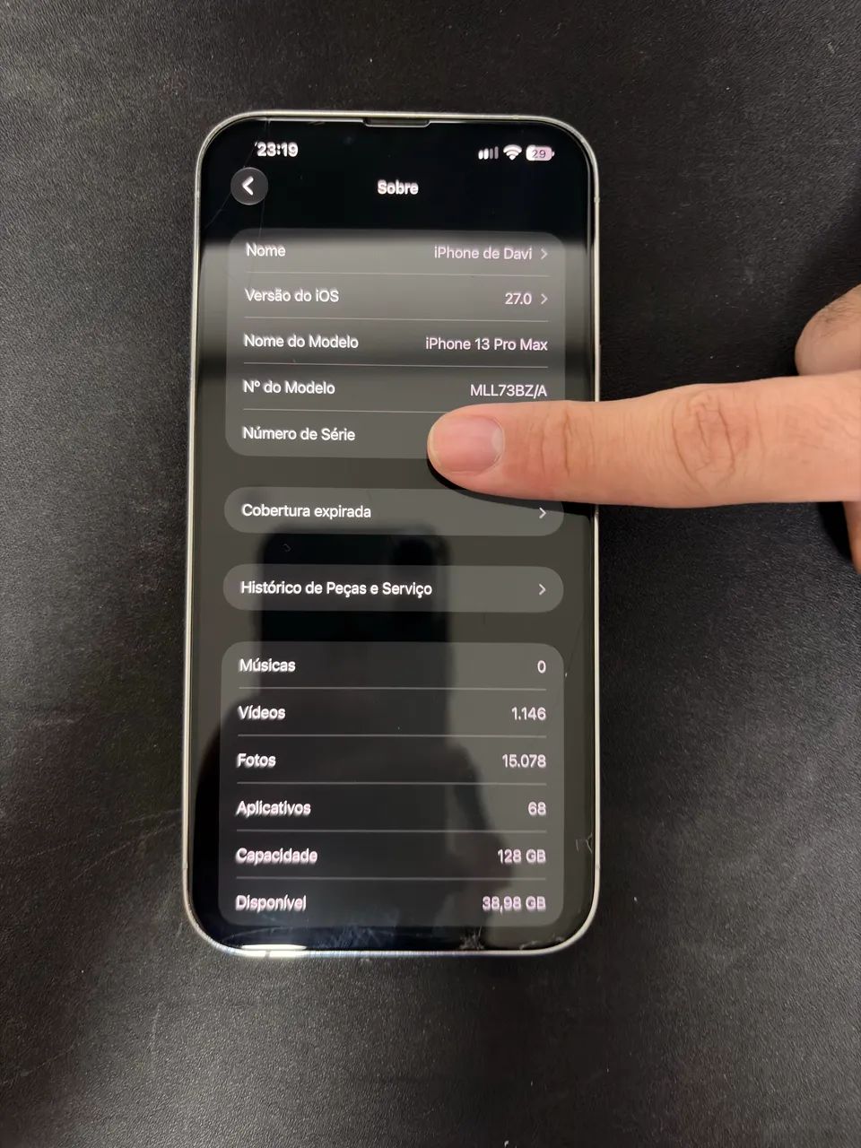 VENDO OU TROCO IPHONE 13 PRO MAX 128GB - Foto 4