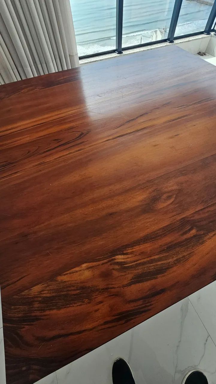 Mesa em madeira maracatiara maciça - Foto 5