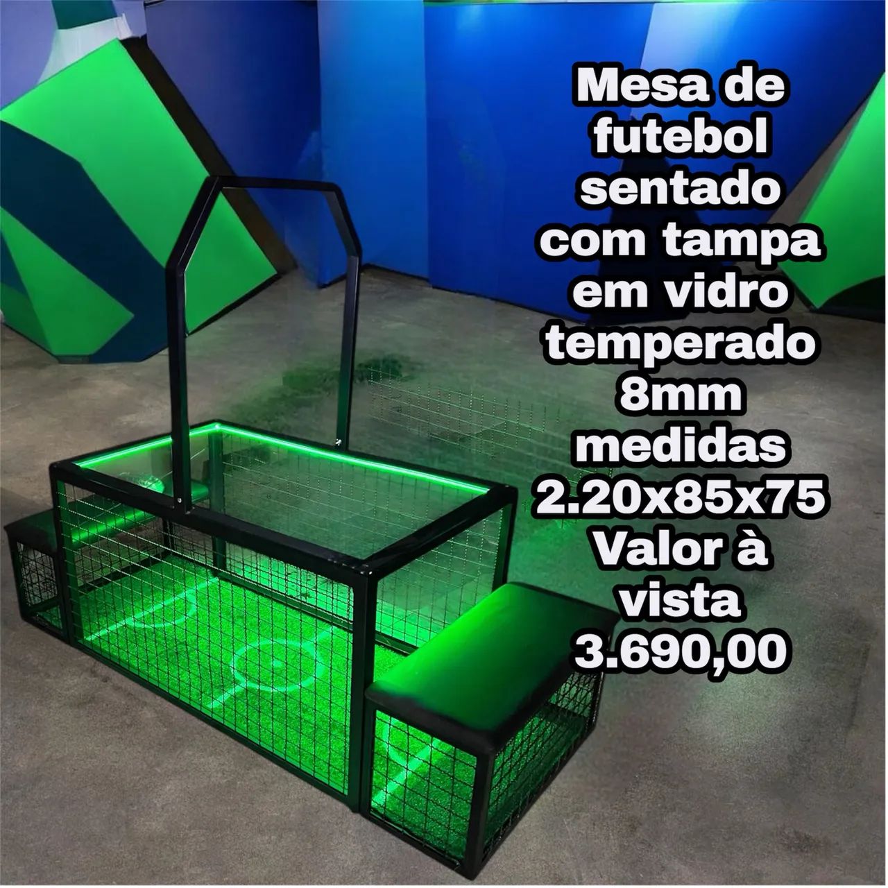 Futebol sentado jogo 