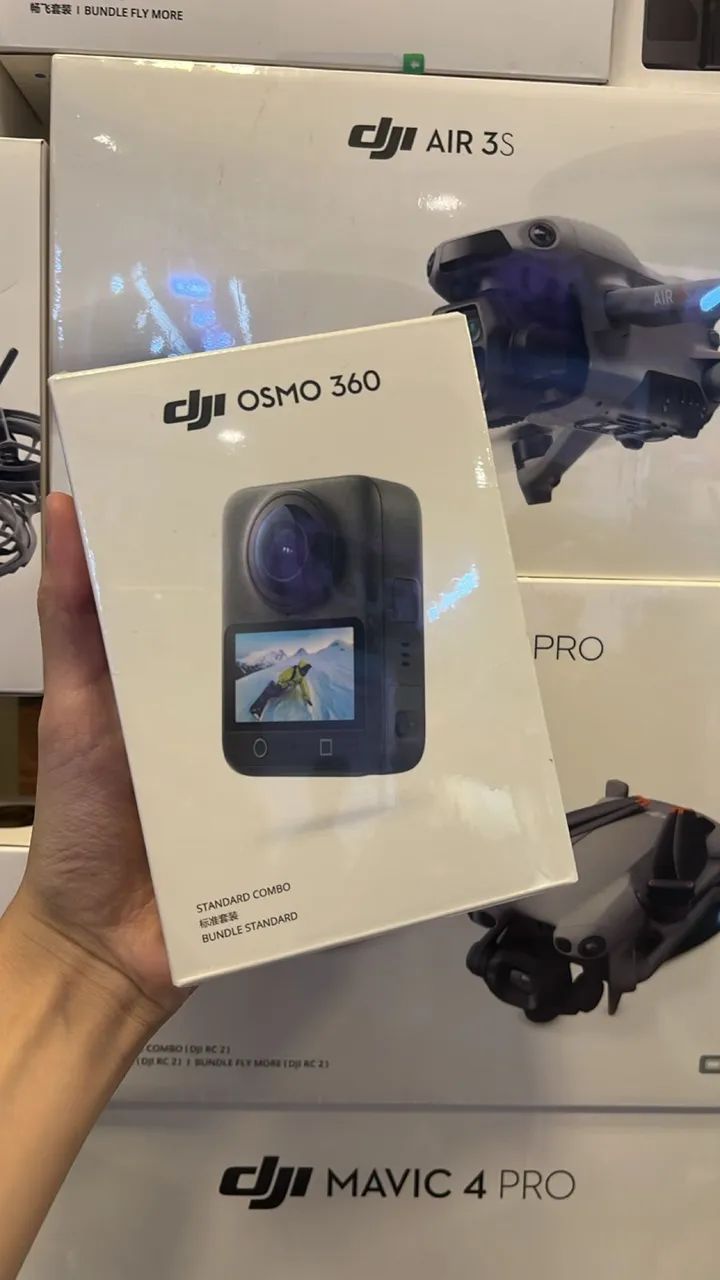 Câmera Osmo 360 Standard Combo Nova Lacrada 