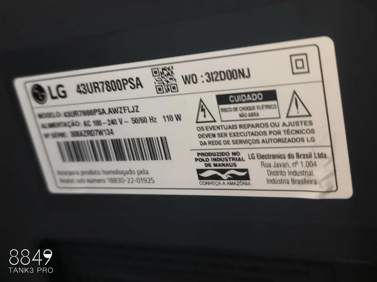 Smart TV LG 43" 4K UHD ThinQ AI 43UR7800PSA - Foto 3