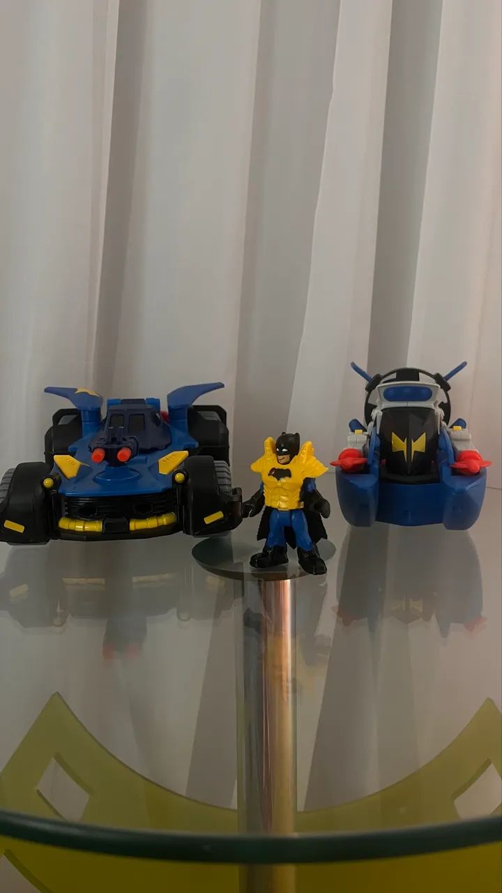 Veículo e barco do Batman Imaginext