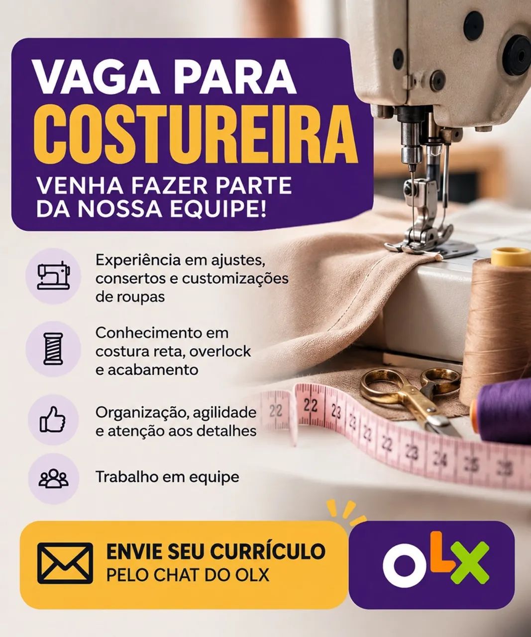 COSTUREIRA PROFISSIONAL  - Foto 2