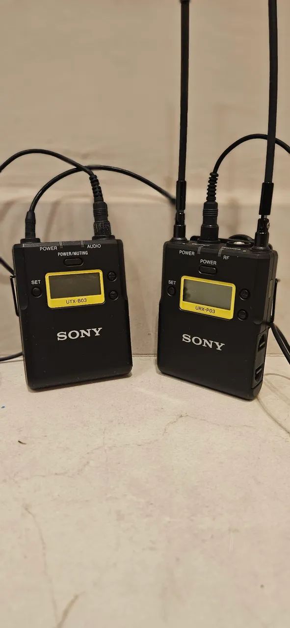 Microfone sem fio Lapela Sony UWP-D11 - Transmissor e Receptor - Foto 6