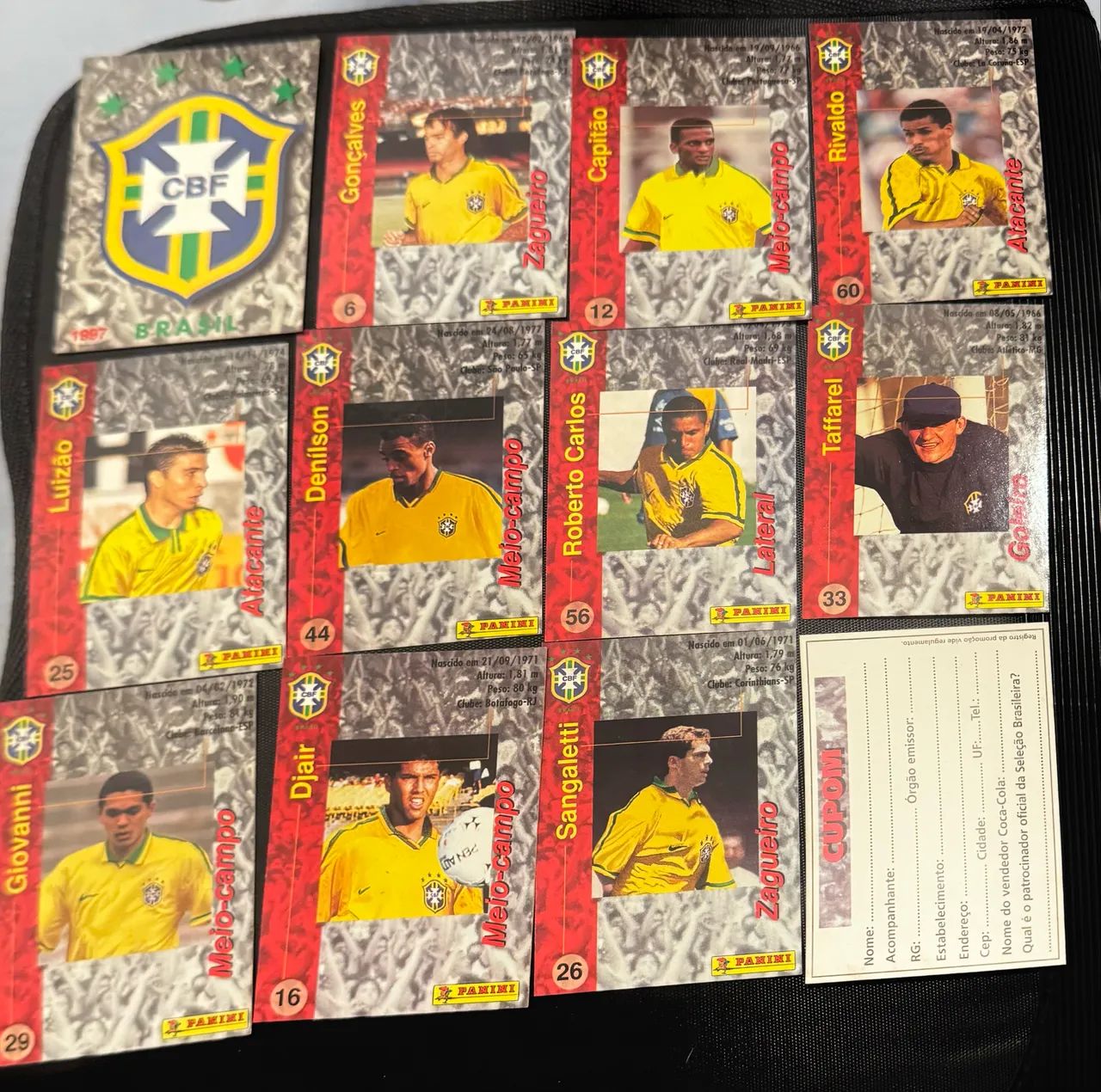 Lote de Futecard da coca cola - 1997 - Foto 2