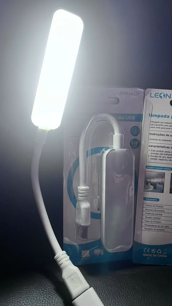Mini luminária Led flexível usb - Foto 2