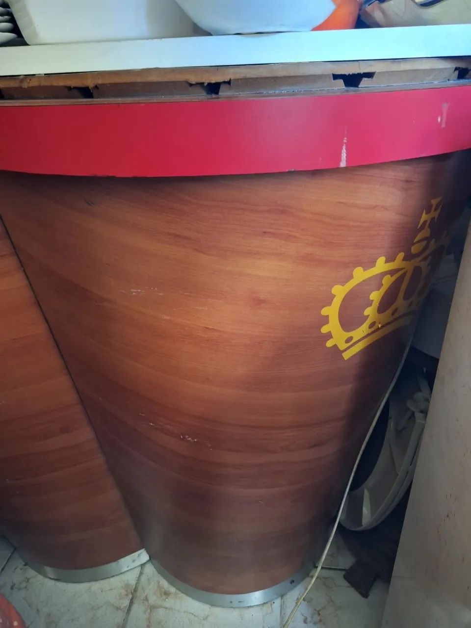 banqueta de bistrô em madeira maciça - Foto 3
