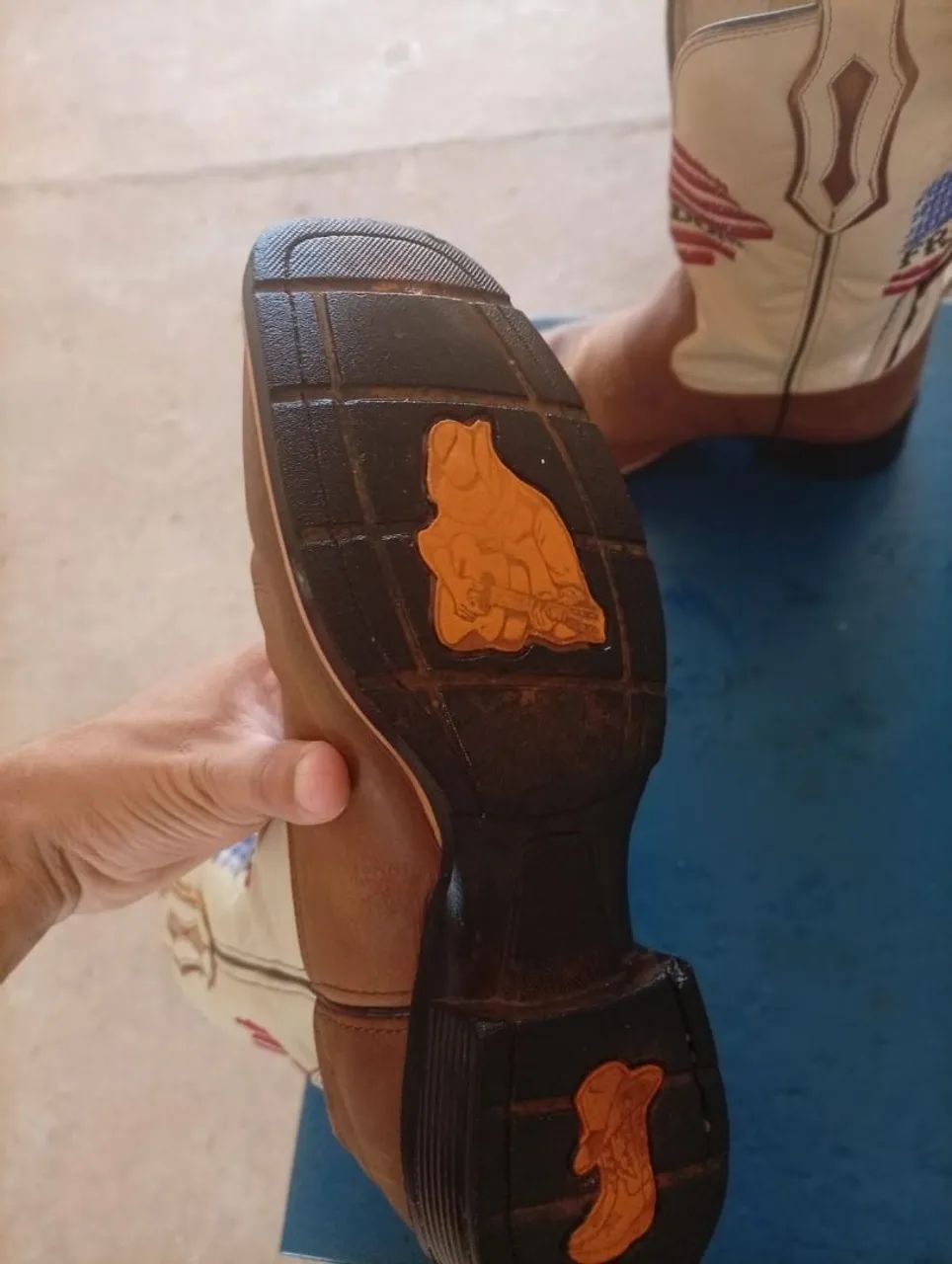 Bota Texana masculina original  - Foto 3