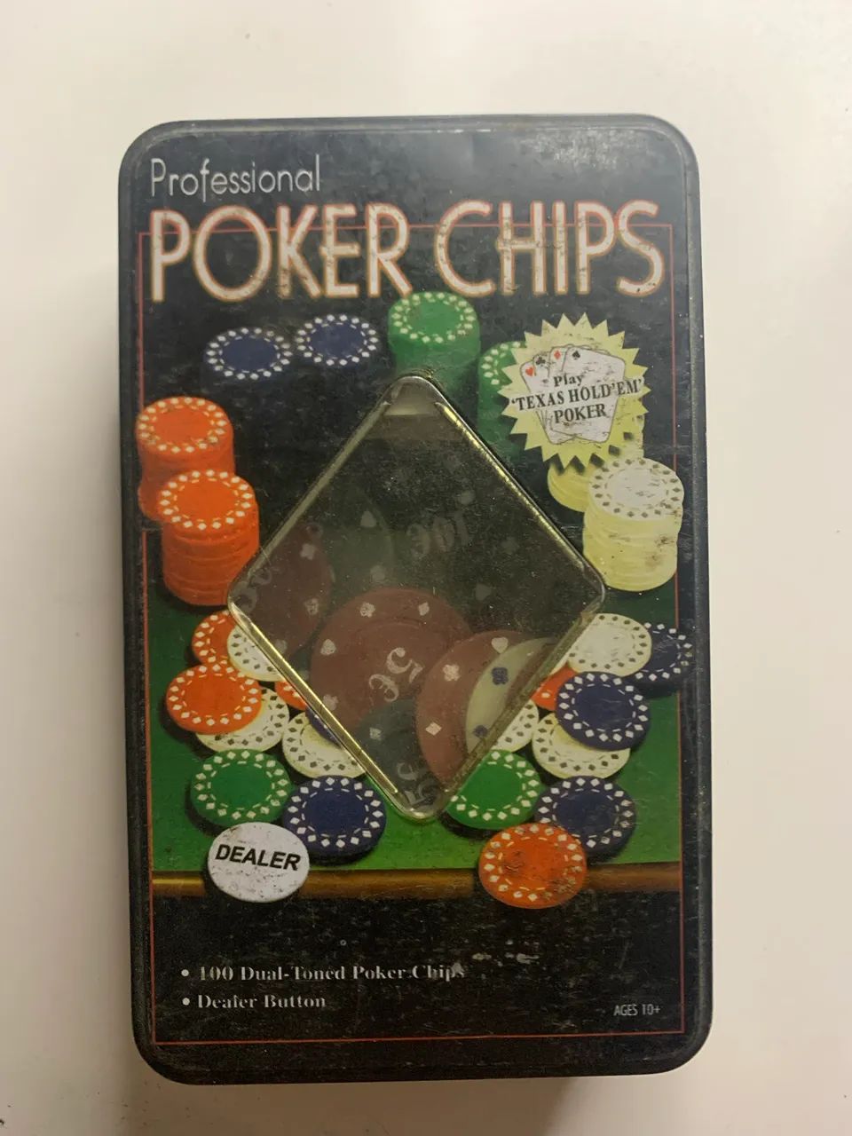 Poker Chips Com Cartas