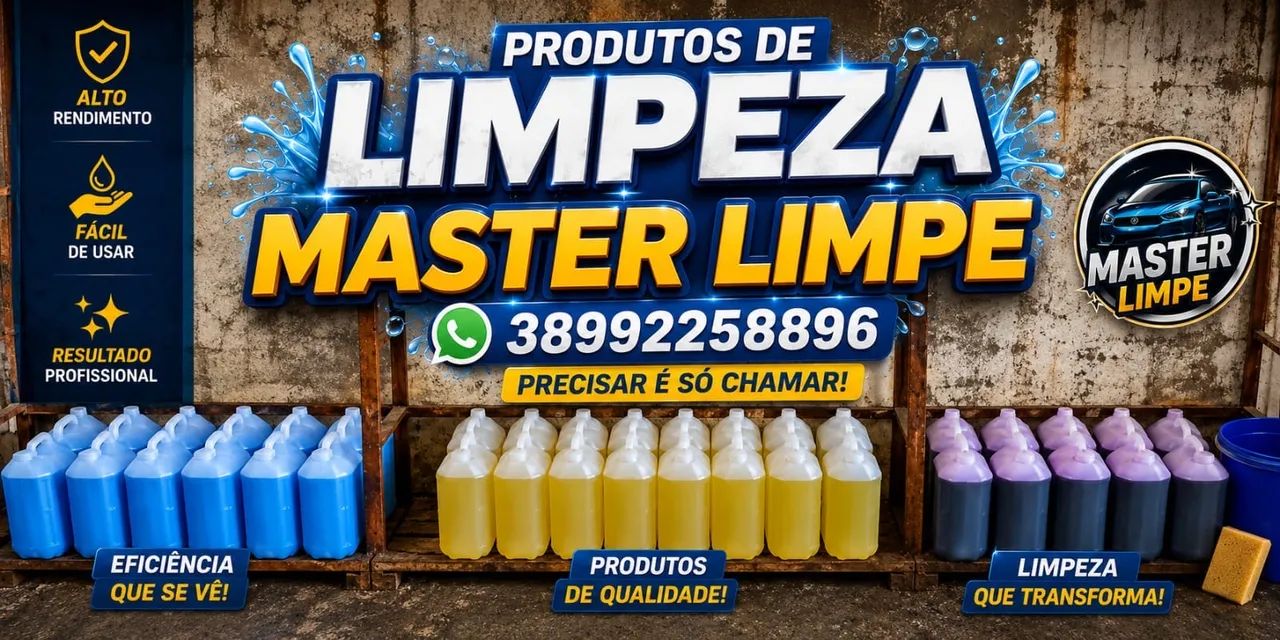 Produto para lava jato master limpe *