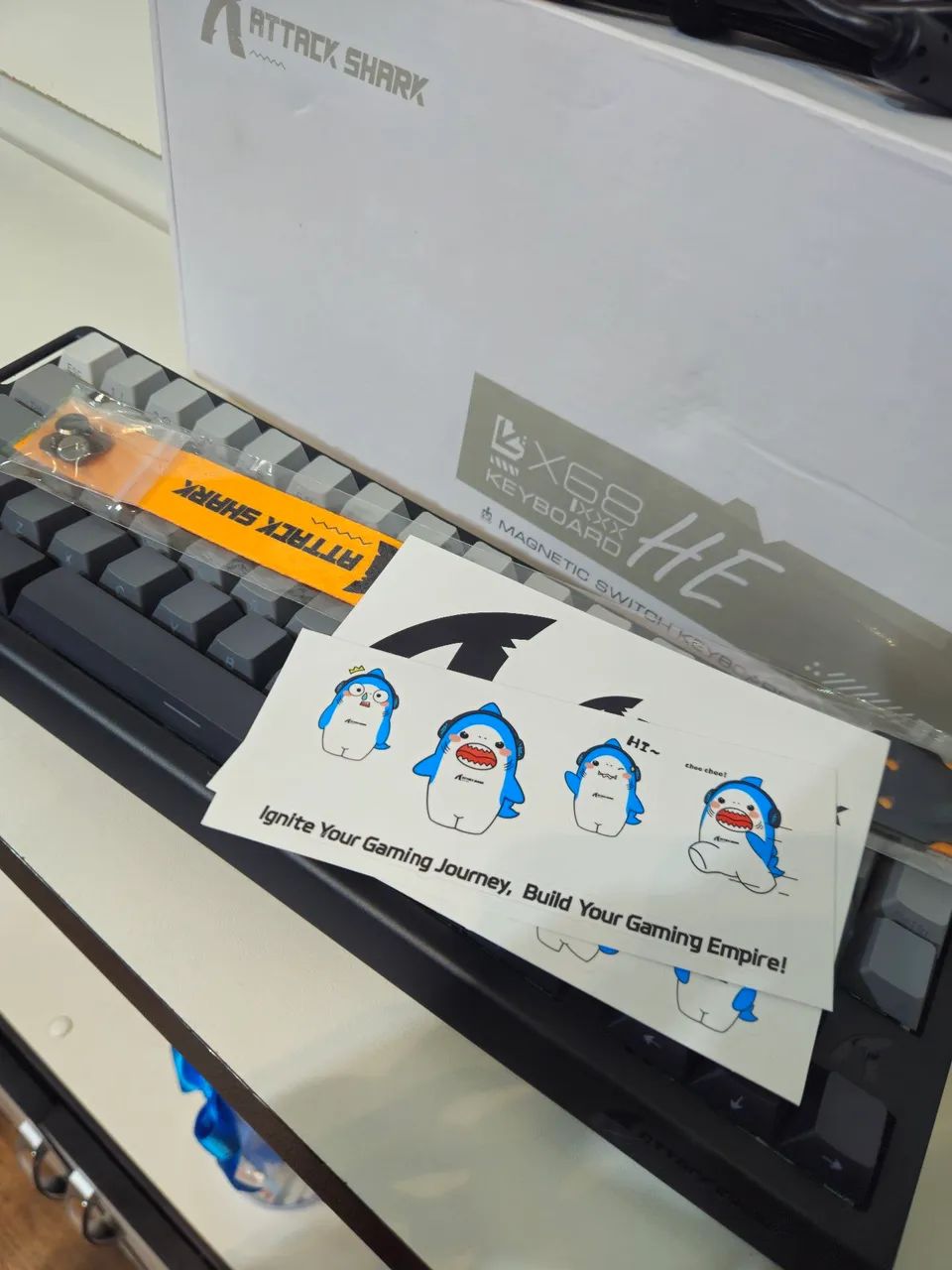 Teclado Gamer Magnético Attack Shark USB - Foto 4