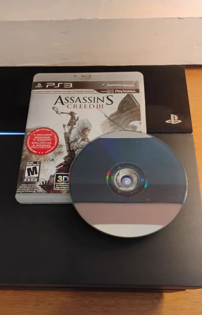 Jogo Assassins Creed 3 em mídia física usada para ps3 - Foto 4