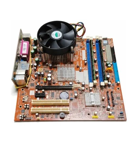 Kit Placa Mãe Itautec St 4160 Processador Core 2 Duo E7400  (usada) - Foto 3