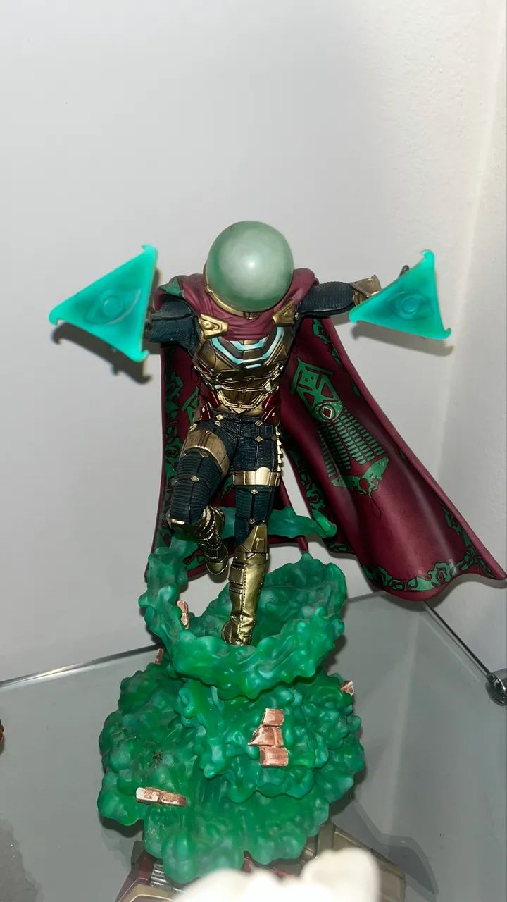 Estátua mysterio deluxe art scale 1/10 - spider-man: far from home - iron studios