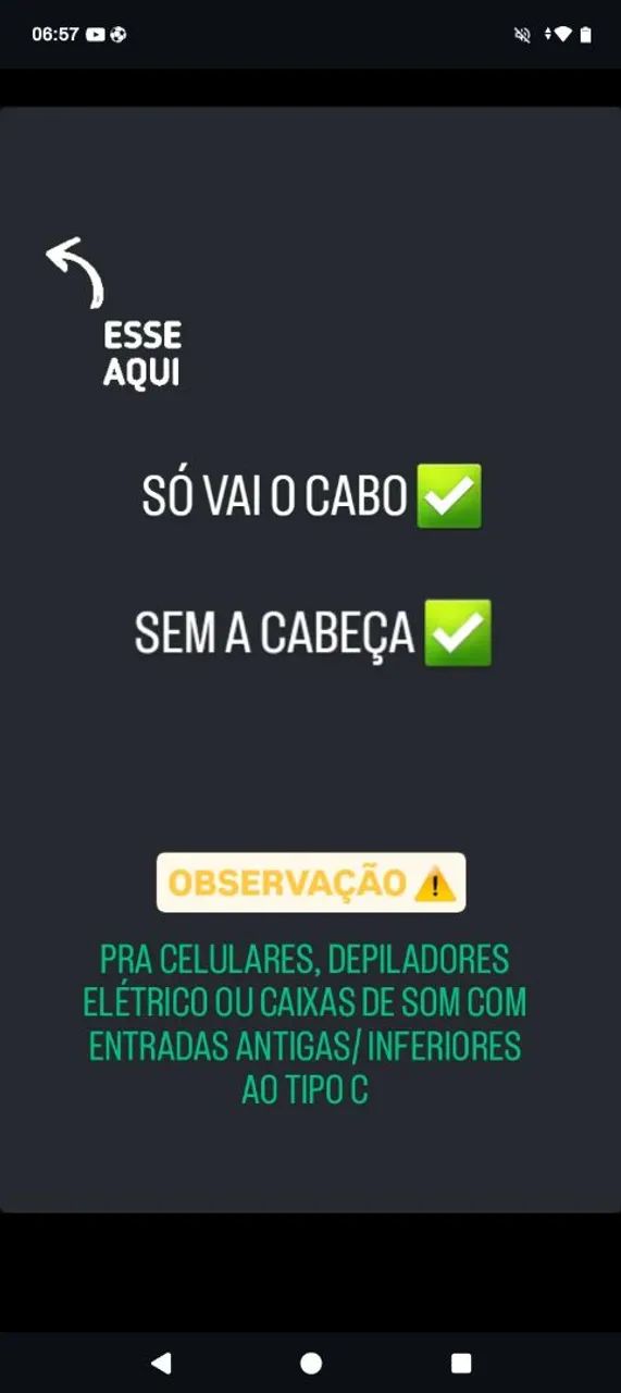 CABO MICRO USB V8 - Foto 2