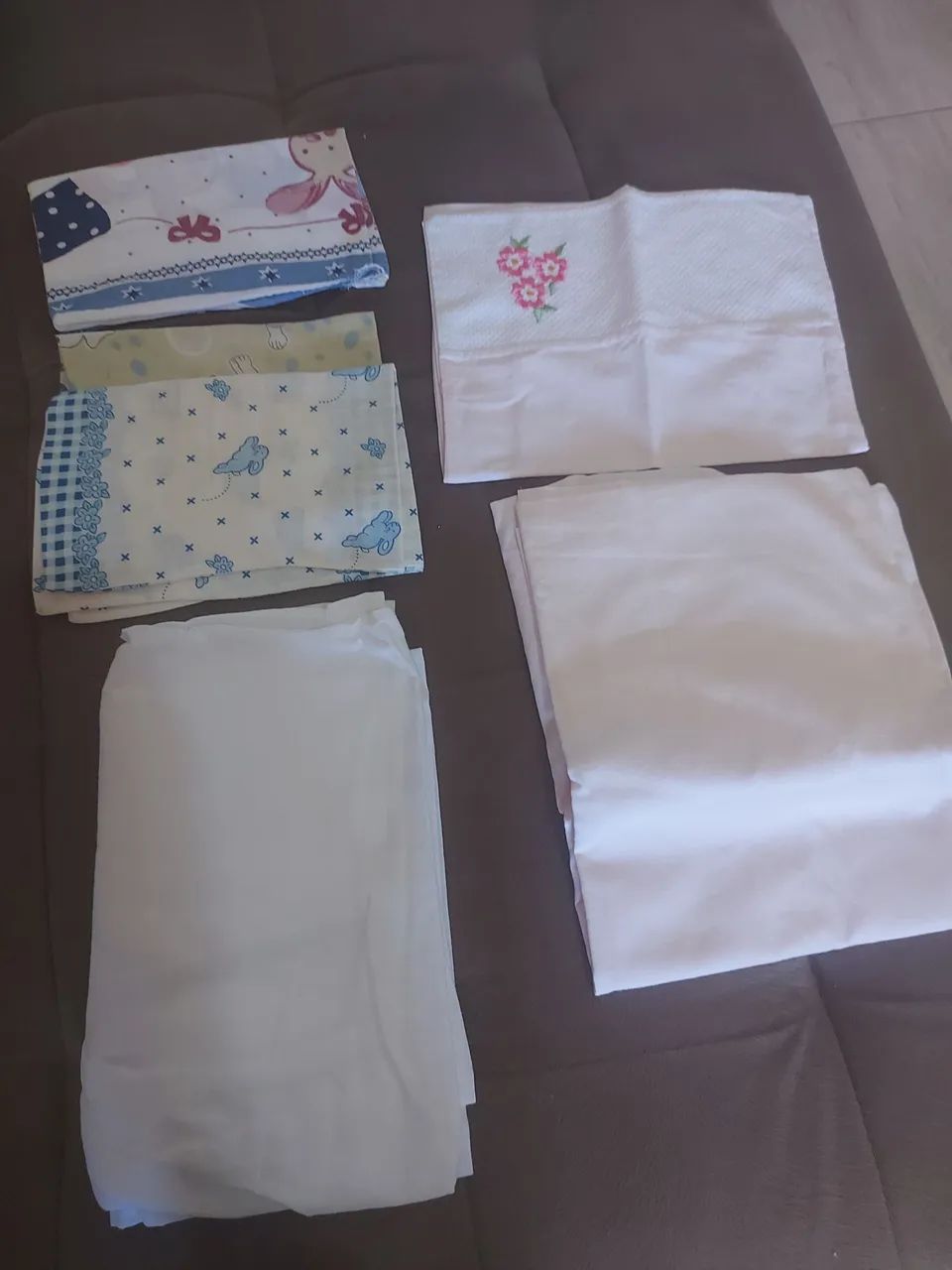 Lote lençol e fronhas para berço  - Foto 2