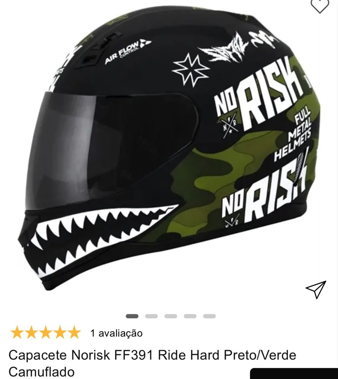 Capacete Norisk tamanho 61  - Foto 5
