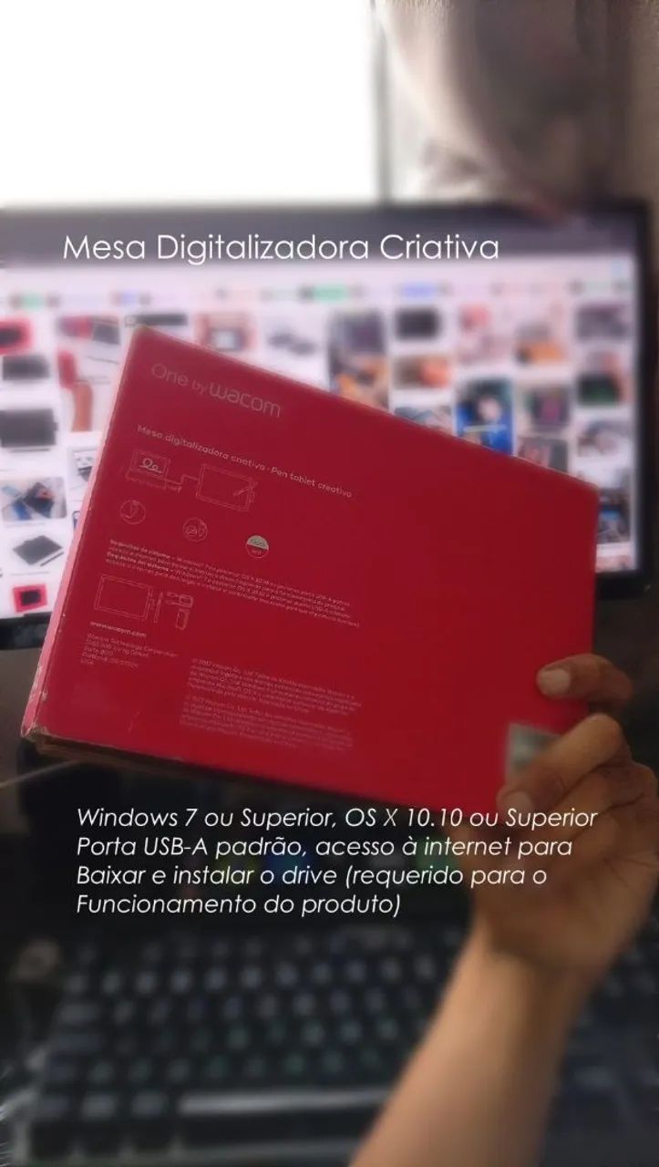 Mesa Digitalizadora OneByWacom, Perfeita para Desenho e Design! - Foto 2