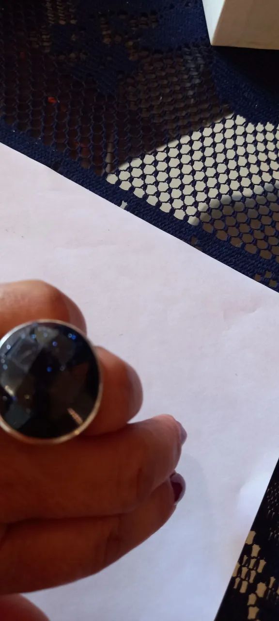 Anel de Prata com pedra da Lua  - Foto 3