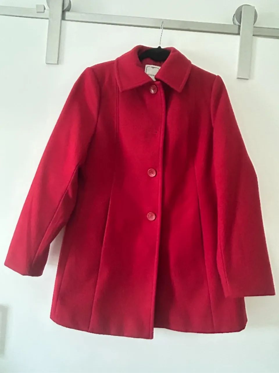 Casaco em lã - Vermelho