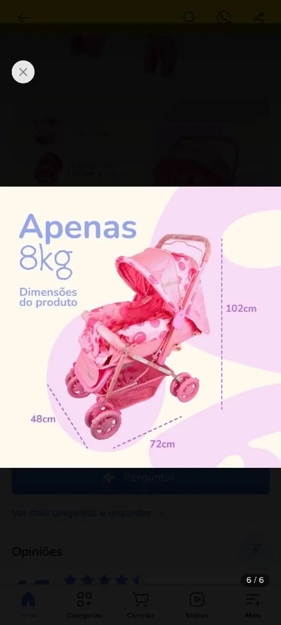 Carrinho de bebê  - Foto 2
