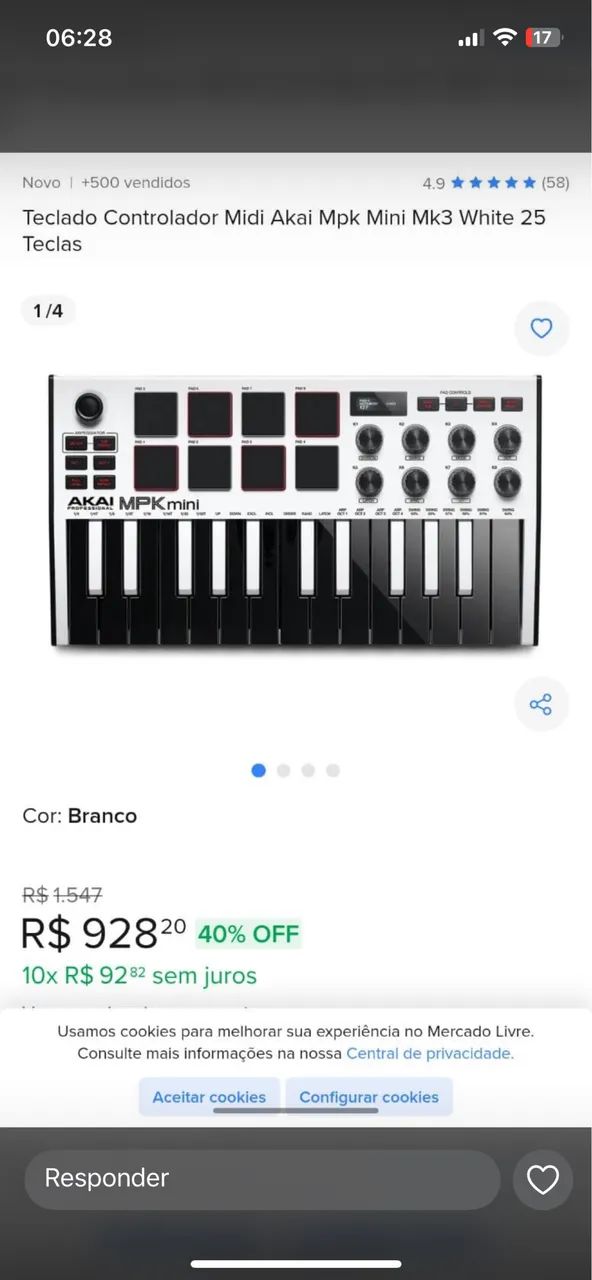 Controladora Akai MPK3